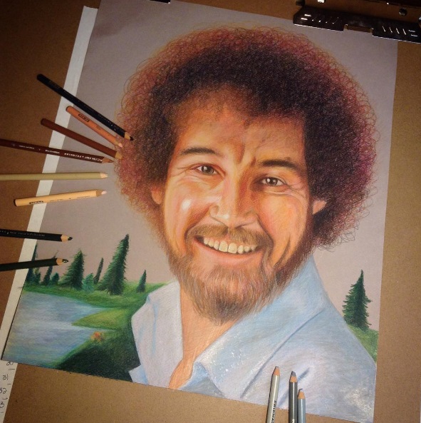 Bob Ross Drawing at PaintingValley.com | Explore collection of Bob Ross ...