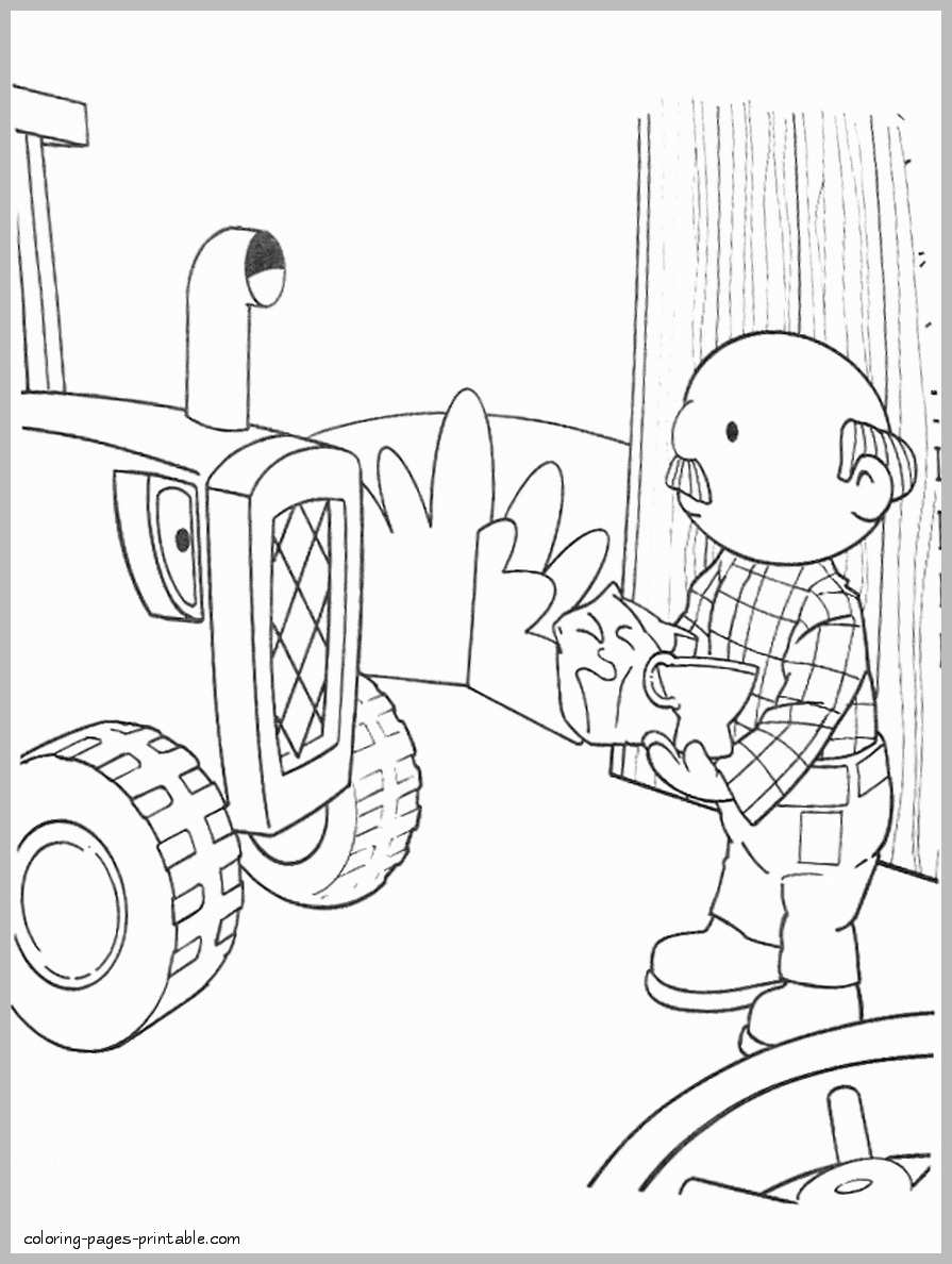 895x1188 Bob The Builder Coloring Book Best Of Colour Drawing Free - Bob The Builder Drawing