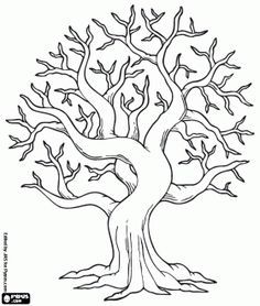 236x278 Bodhi Tree Coloring Page - Bodhi Tree Drawing