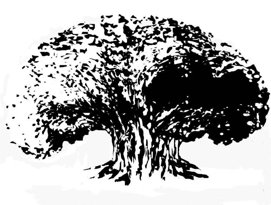 Bodhi Tree Drawing at PaintingValley.com | Explore collection of Bodhi ...