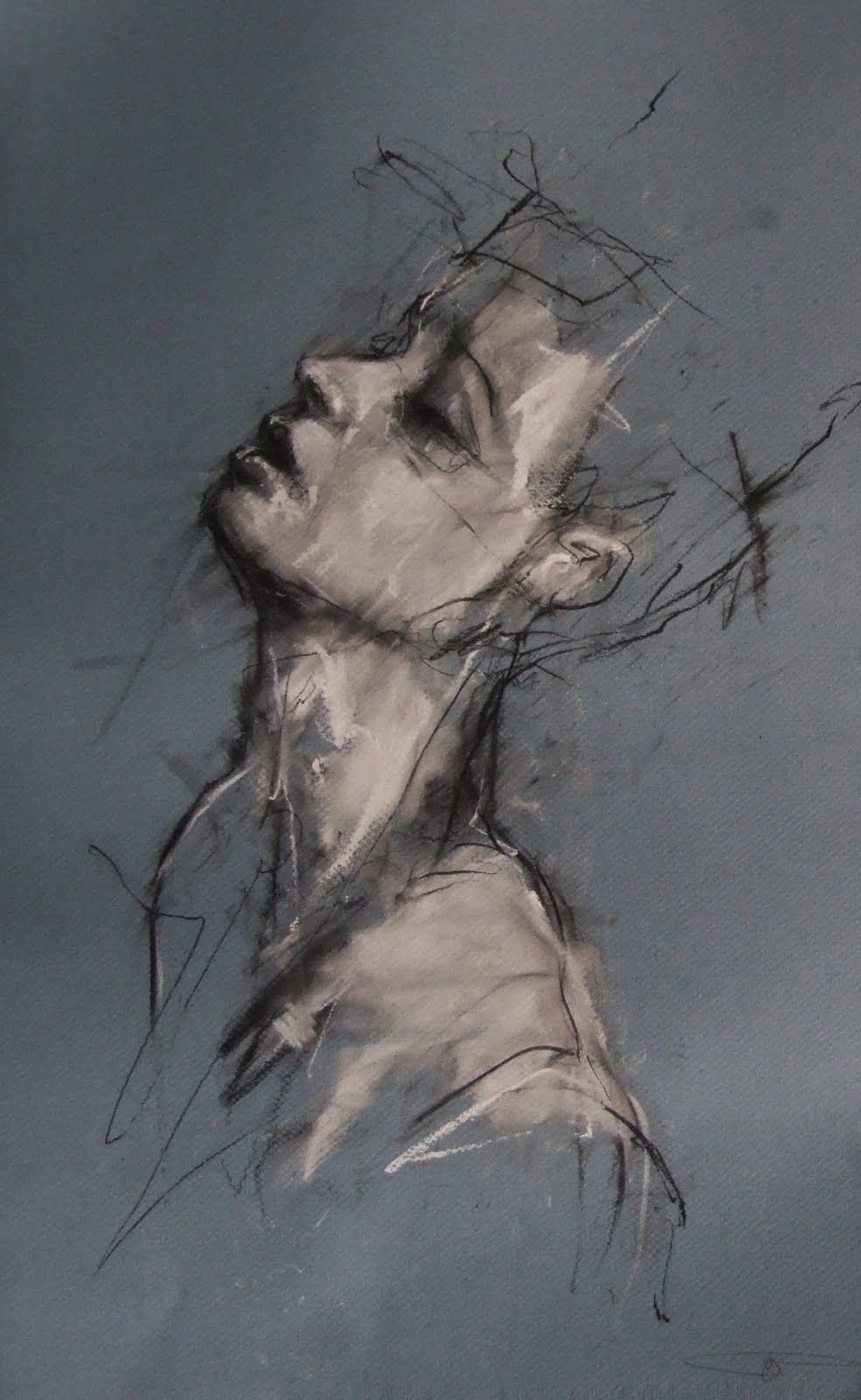 984x1600 guy denning in art and such art, illustration art, drawings - Body Drawing Art