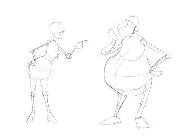 600x450 Human Drawing Templates Face Template Drawn X Outline - Body Drawing Template