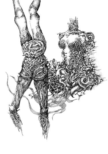 375x530 Floating Body Drawing - Body Image Drawings