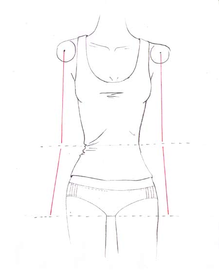 450x557 How To Draw Arms I Draw Fashion - Body Model Drawing