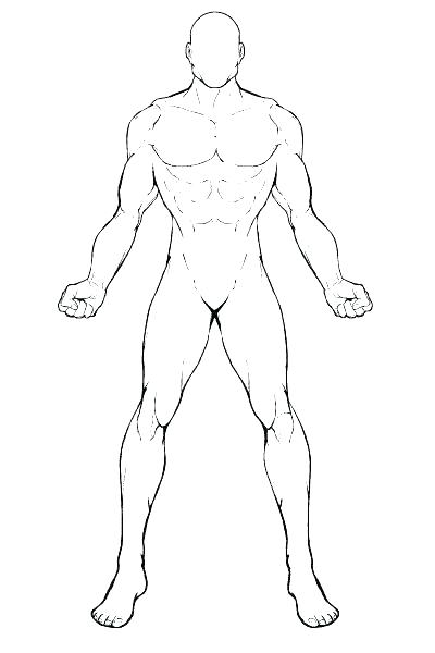 400x600 body sketch outline female body drawing outline fashion sketch - Body Outline Drawing