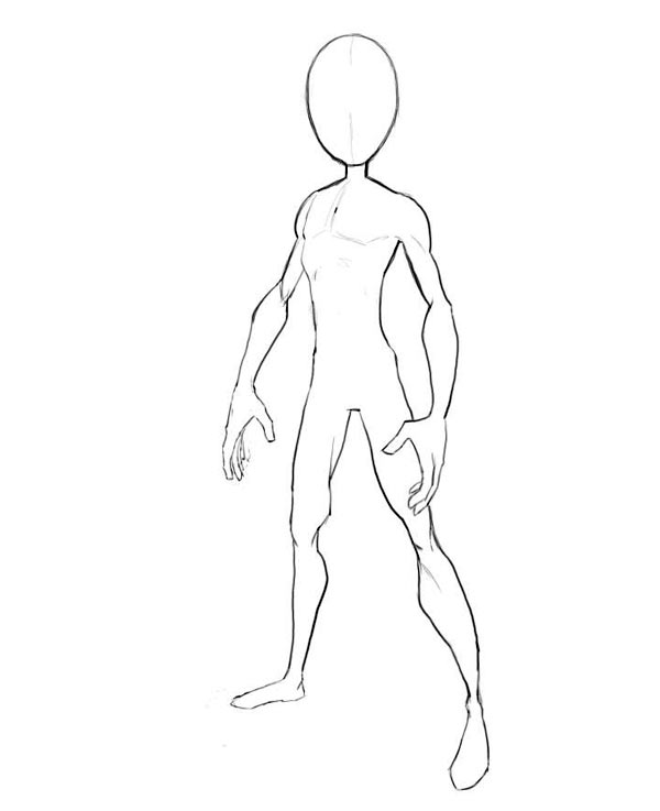 600x737 How To Draw Spiderman Body Outline Hubpages - Body Outline Drawing