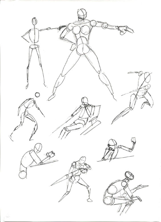 566x779 Pinkmeister's Mini Art Course, Drawing The Human Figure, Drawing - Body Study Drawing