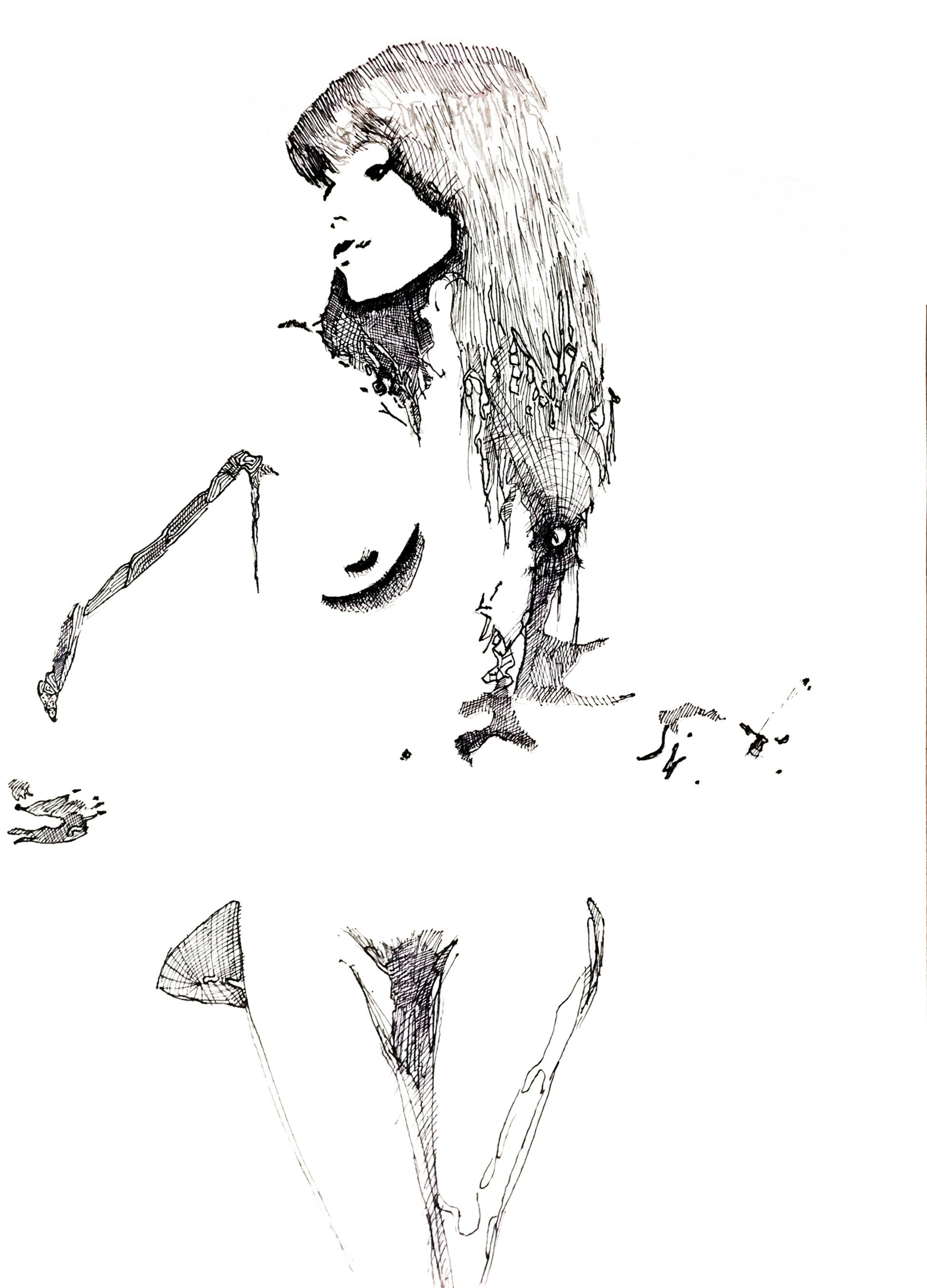 1920x2668 Untitled Study Drawing - Body Study Drawing