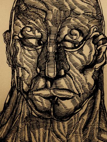 375x500 abel the bodybuilder drawing - Bodybuilder Drawing