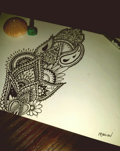 500x629 Mandala Drawing Uploaded - Boho Drawings