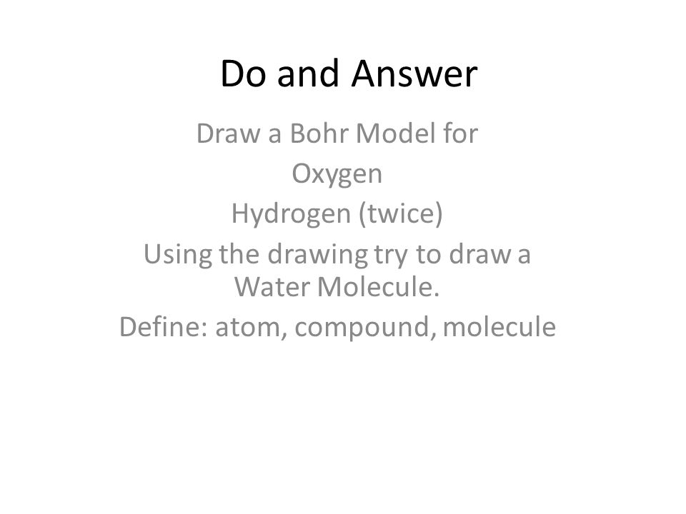 960x720 do and answer draw a bohr model for oxygen hydrogen - Bohr Model Drawing Of Oxygen
