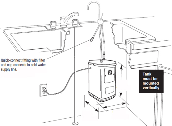 557x409 point of use instant hot water systems - Boiling Water Drawing