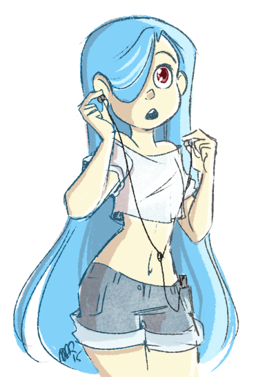 400x546 sora yuichi, the quirk of turning her body to water and able - Boiling Water Drawing