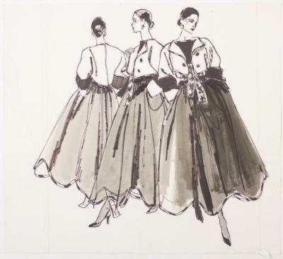 400x366 the new school archives digital collections drawingpainting - Bolero Drawing