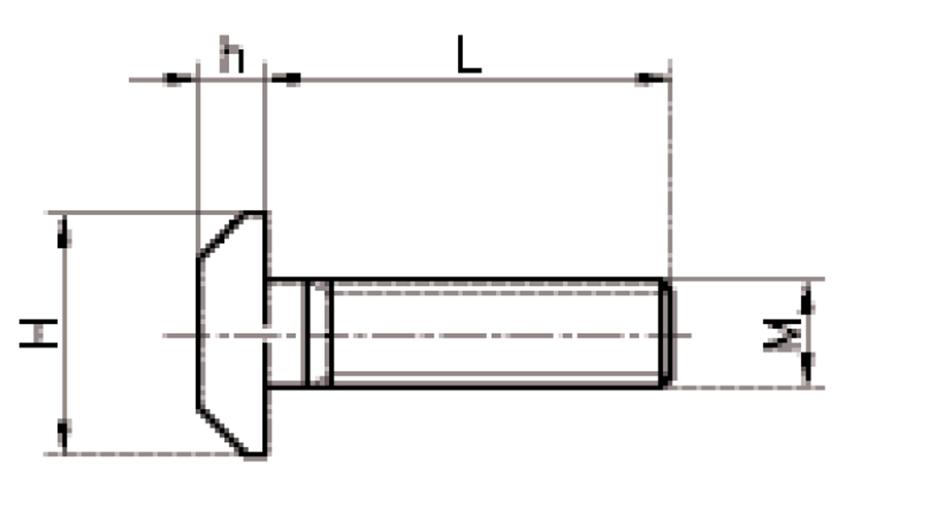 3000x1641 T Bolts For Base Extrusion - Bolt Drawing