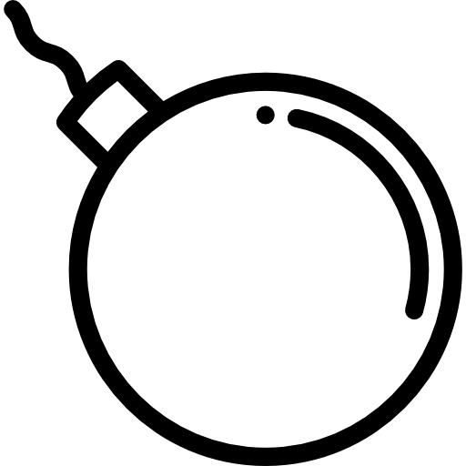 512x512 Collection Of Free Bomb Vector Download On Ui Ex - Bomb Drawing