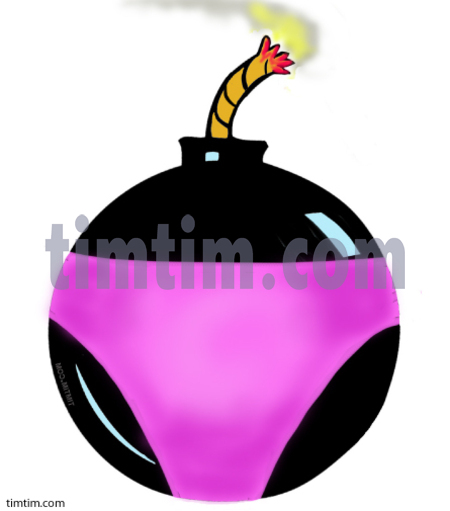 450x511 free drawing of underwear bomb from the category crime law - Bomb Drawing