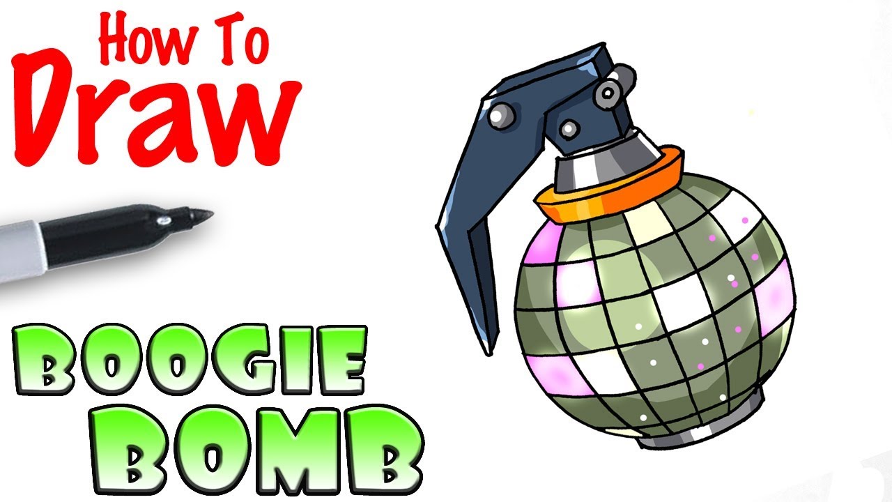 1280x720 how to draw boogie bomb fortnite - Bomb Drawing