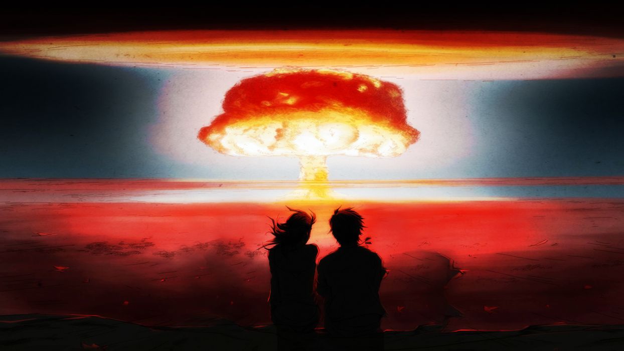 1244x700 nuclear blast bomb explosion anime drawing mushroom cloud nuclear - Bomb Explosion Drawing