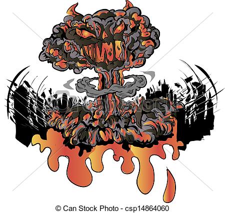 450x426 nuclear explosion clipart - Bomb Explosion Drawing