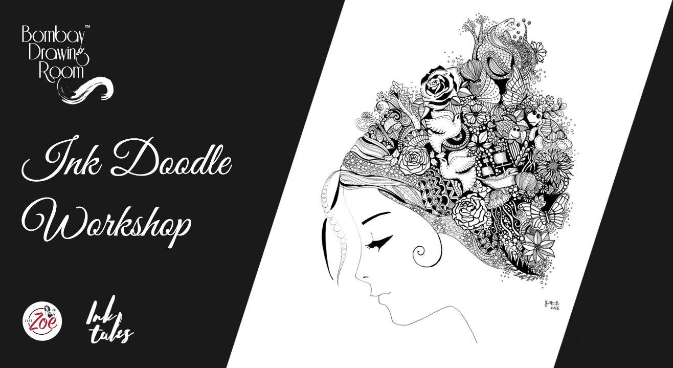 1316x719 ink doodle workshop - Bombay Drawing
