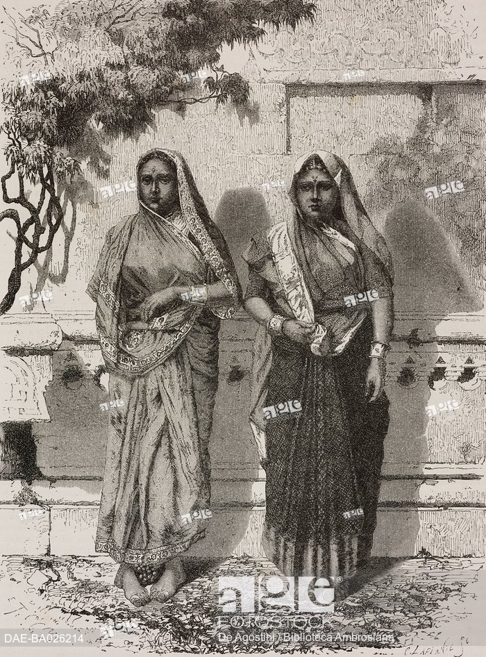 700x946 lower caste indian women, mumbai - Bombay Drawing