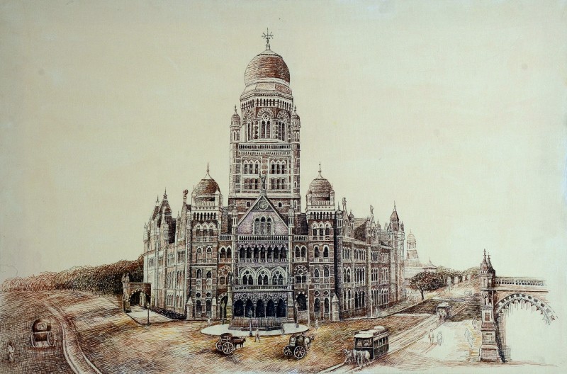 800x528 old bombay municipalcorporation bldg - Bombay Drawing