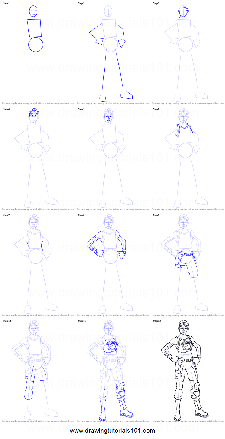 751x1463 how to draw brite bomber from fortnite printable step - Bomber Drawing