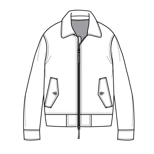 Bomber Jacket Drawing at PaintingValley.com | Explore collection of ...
