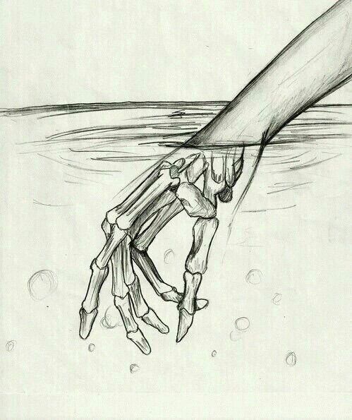499x595 Image Via We Heart It - Bone Drawing