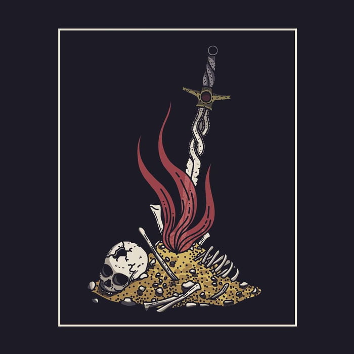 700x700 just started playing this glorious game hope you like my bonfire - Bonfire Drawing