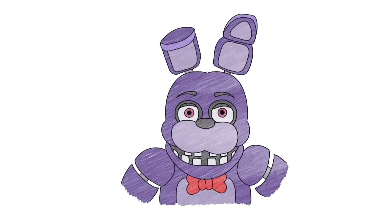 Fnaf withered bonnie drawing