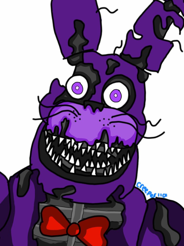 Fnaf Nightmare Bonnie Drawing