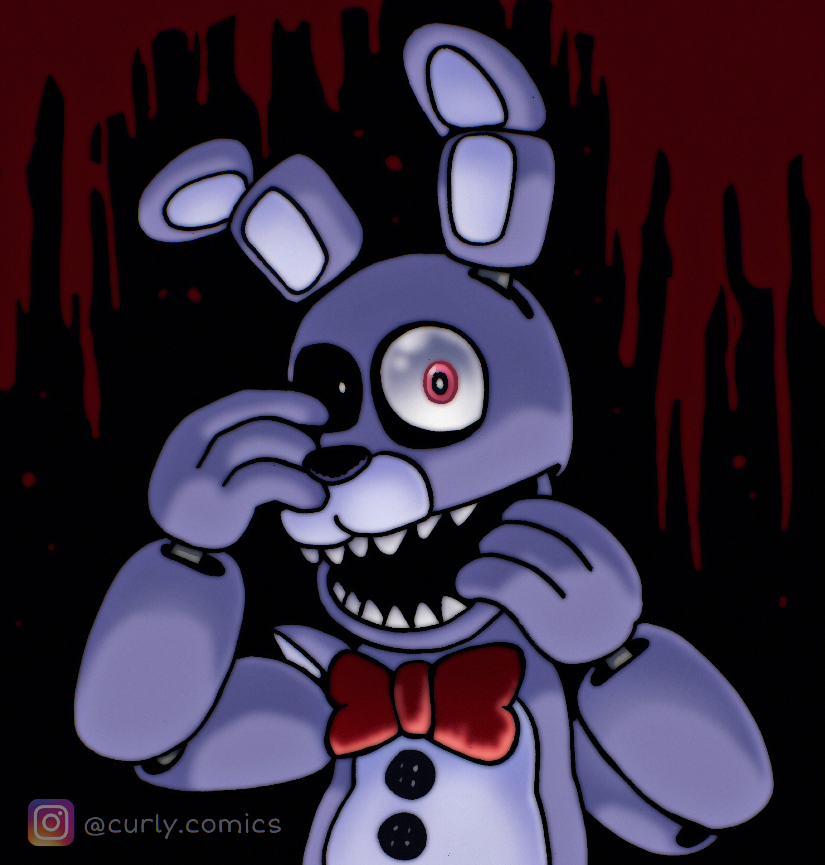 2727x2861 pre withered bonnie - Bonnie Drawing