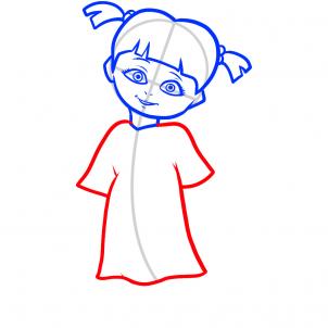 302x302 How To Draw How To Draw Boo, Boo, Monsters Inc - Boo Drawing
