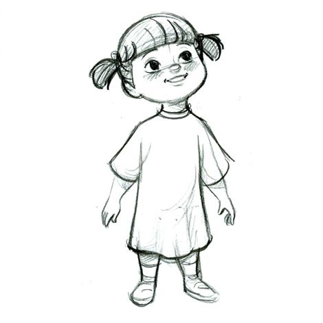 470x470 Disney Art Art, Disney Art, Drawings - Boo Drawing