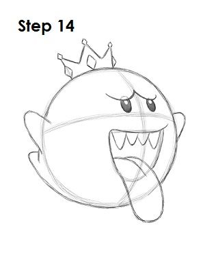 300x388 Draw King Boo Step Kyla In Drawings, King Boo, Art - Boo Drawing