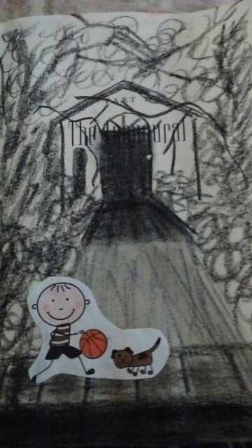 360x640 boo radley's house hehe working on my latest altered book - Boo Radley House Drawing
