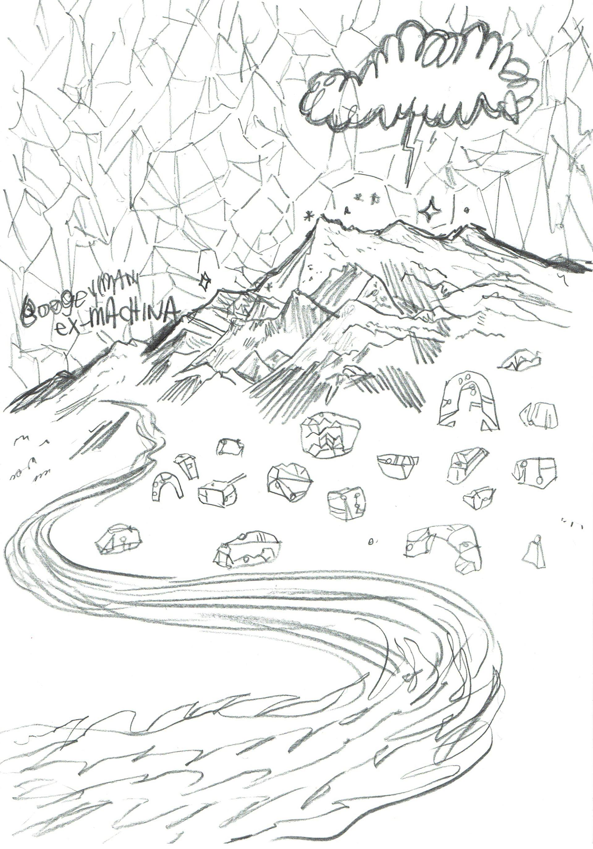 1920x2746 Boogeyman Ex Machina Drawing - Boogeyman Drawing