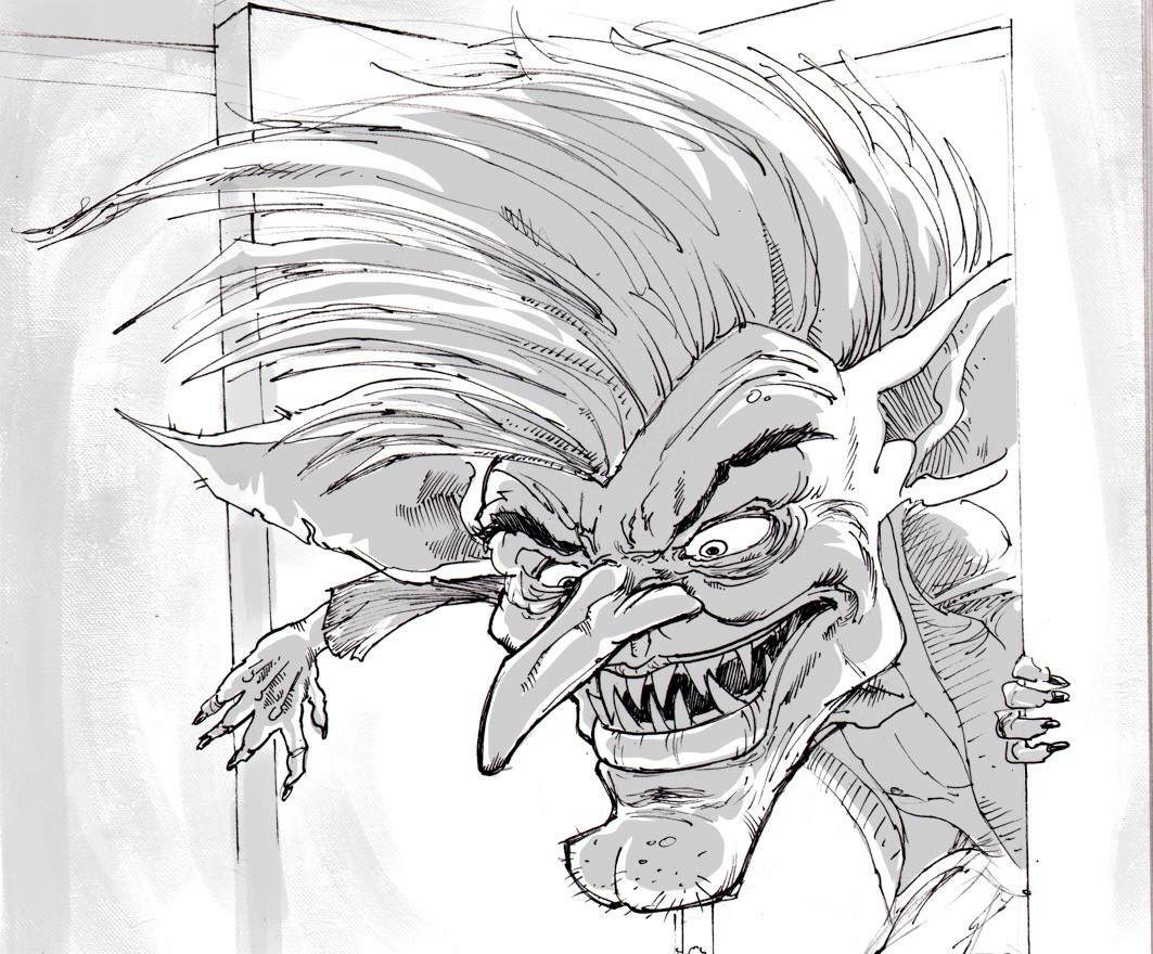 1063x880 For Inktober I Did A Quick Drawing Of The Boogeyman From The Real - Boogeyman Drawing