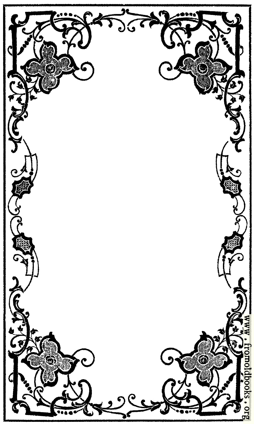 818x1362 Early Victorian Border From Book Cover - Book Cover Drawing