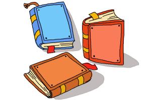 300x200 How To Draw An Open Book - Book Drawing