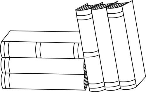 500x316 Stack Of Books Clip Art Of Books Clip Art Image - Book Drawing Outline