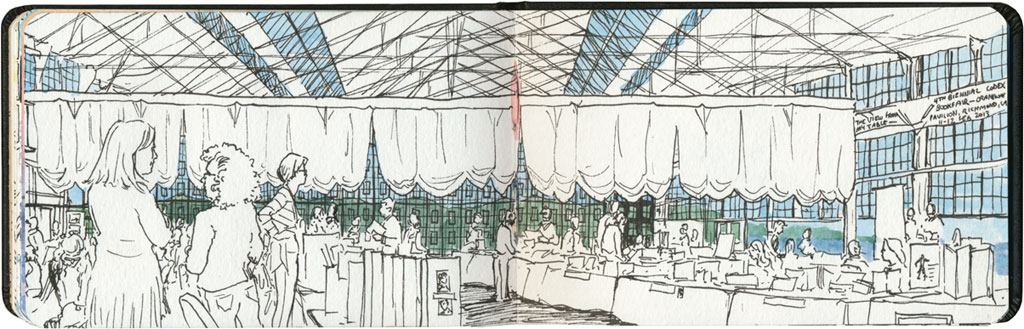 1024x329 Books And Bay Views Drawn The Road Again - Book Fair Drawing