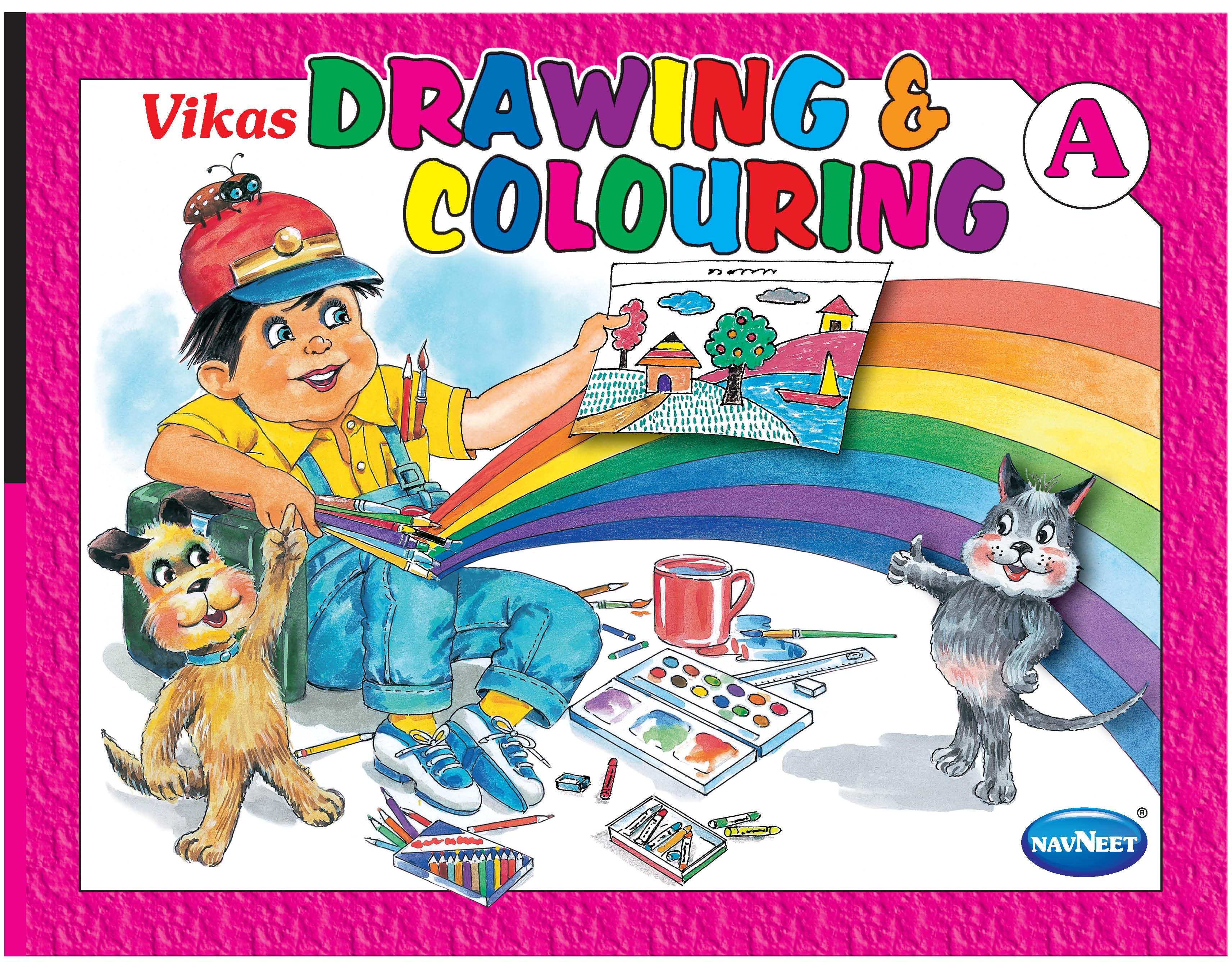 3425x2692 Vikas Drawing Colouring - Book For Kids Drawing