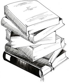 236x273 How To Draw Books - Book Line Drawing