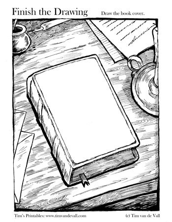 350x453 Drawing Practice For Kids! Finish The Drawing Activities And Tutorials - Book Picture Drawing