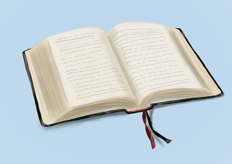 800x566 Learn How To Draw An Open Book - Book Picture Drawing