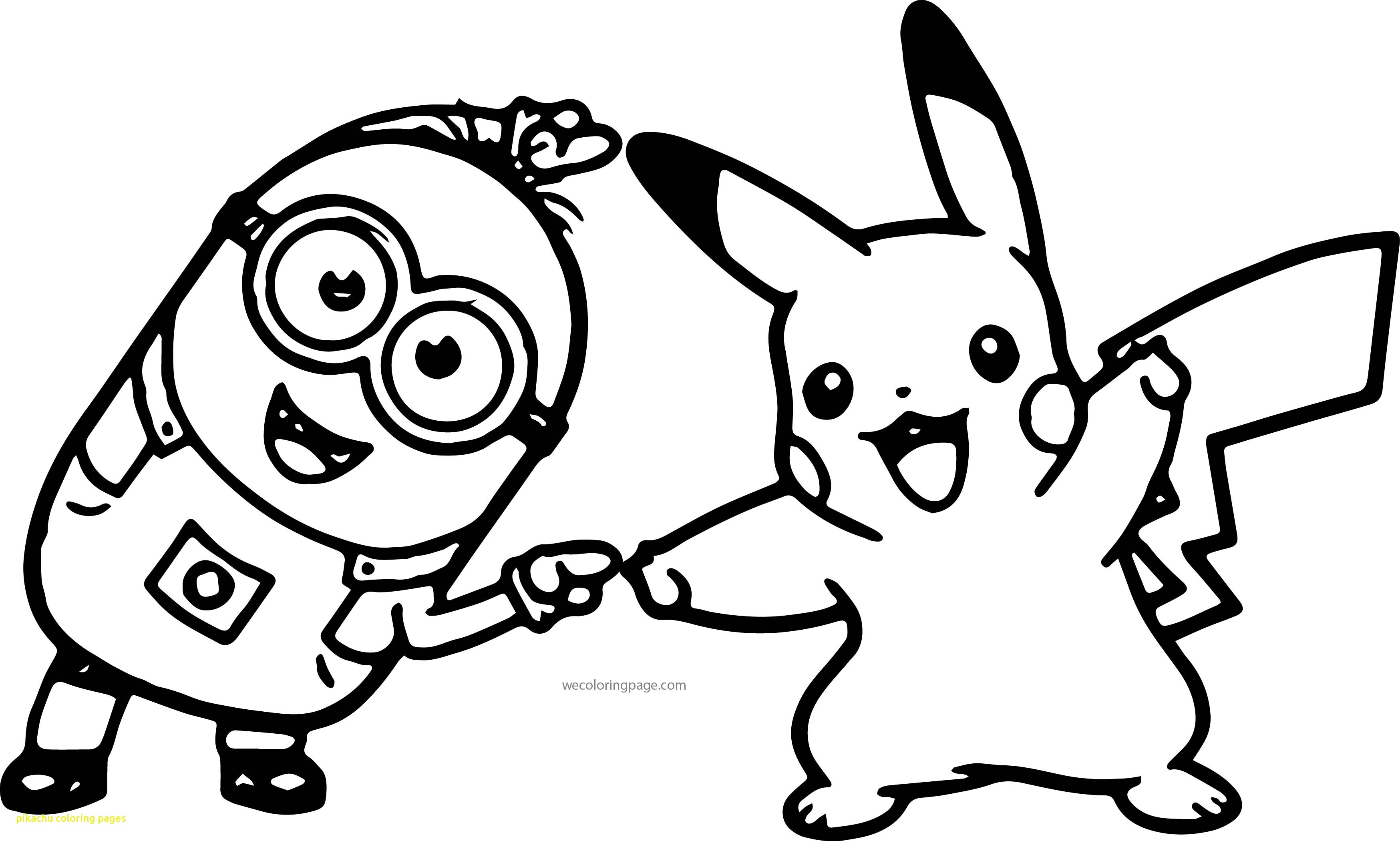 3496x2101 Pikachu Coloring Book - Book Picture Drawing
