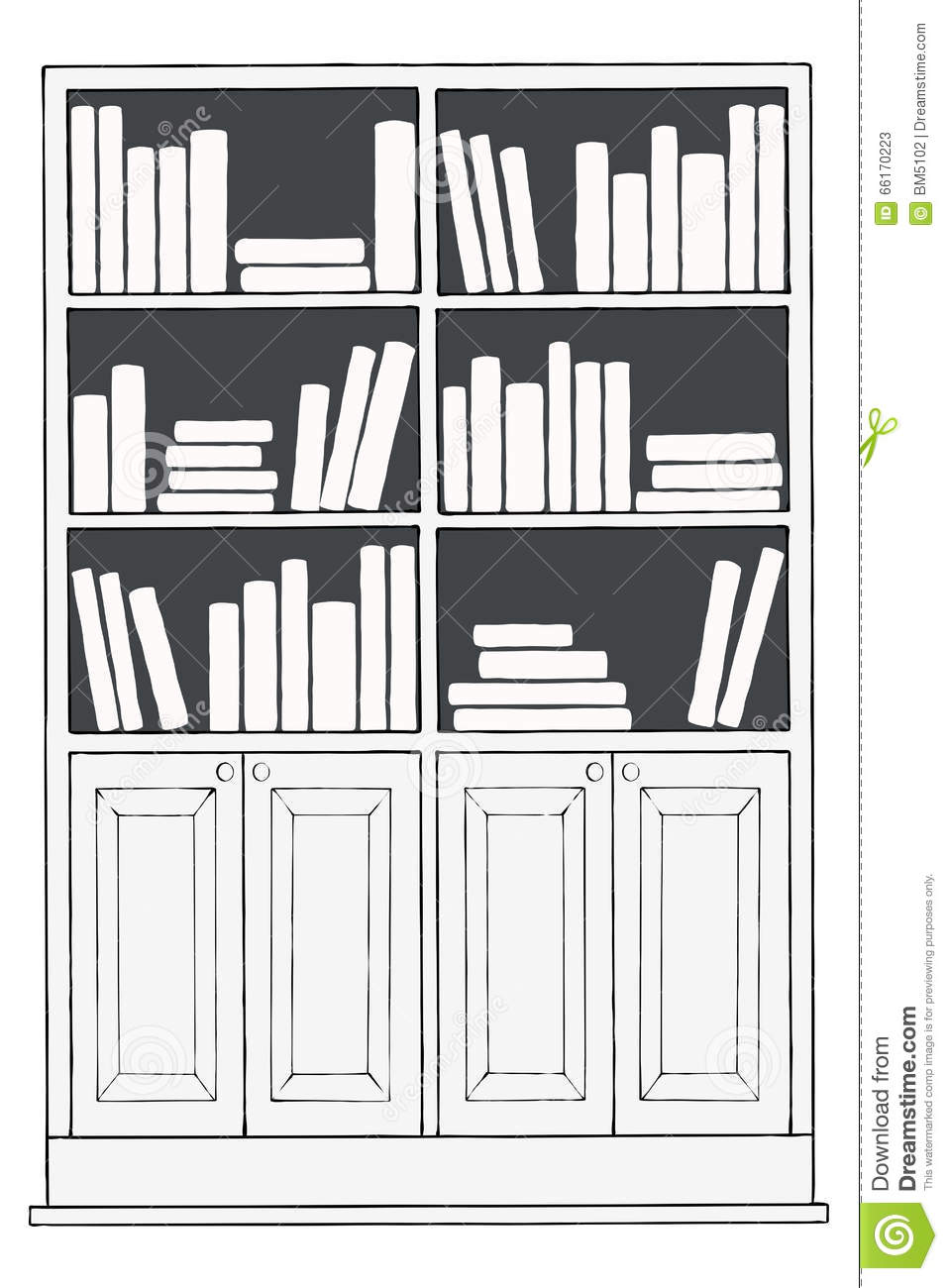 Bookcase Drawing at Explore collection of Bookcase